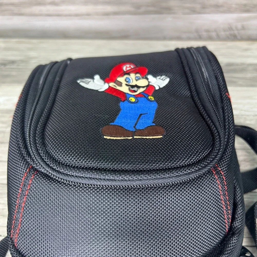 Nintendo 3DS Deluxe Game Traveler Carrying Case Mini Backpack DS DSI XL Mario